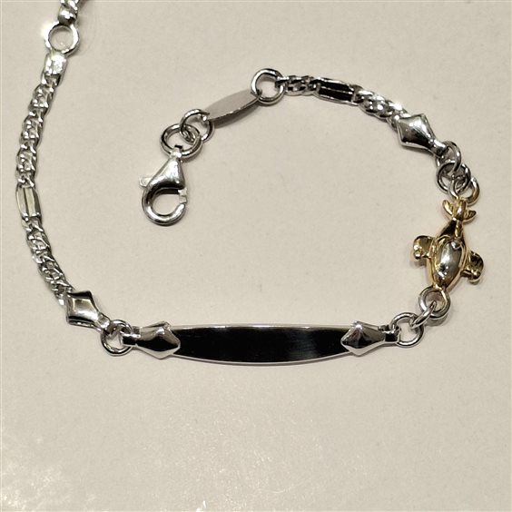 Bracciale Fanton Gioielli Bambino BRACCIALI ORO in Oro bianco L.C-63_52 - L.C-63_52